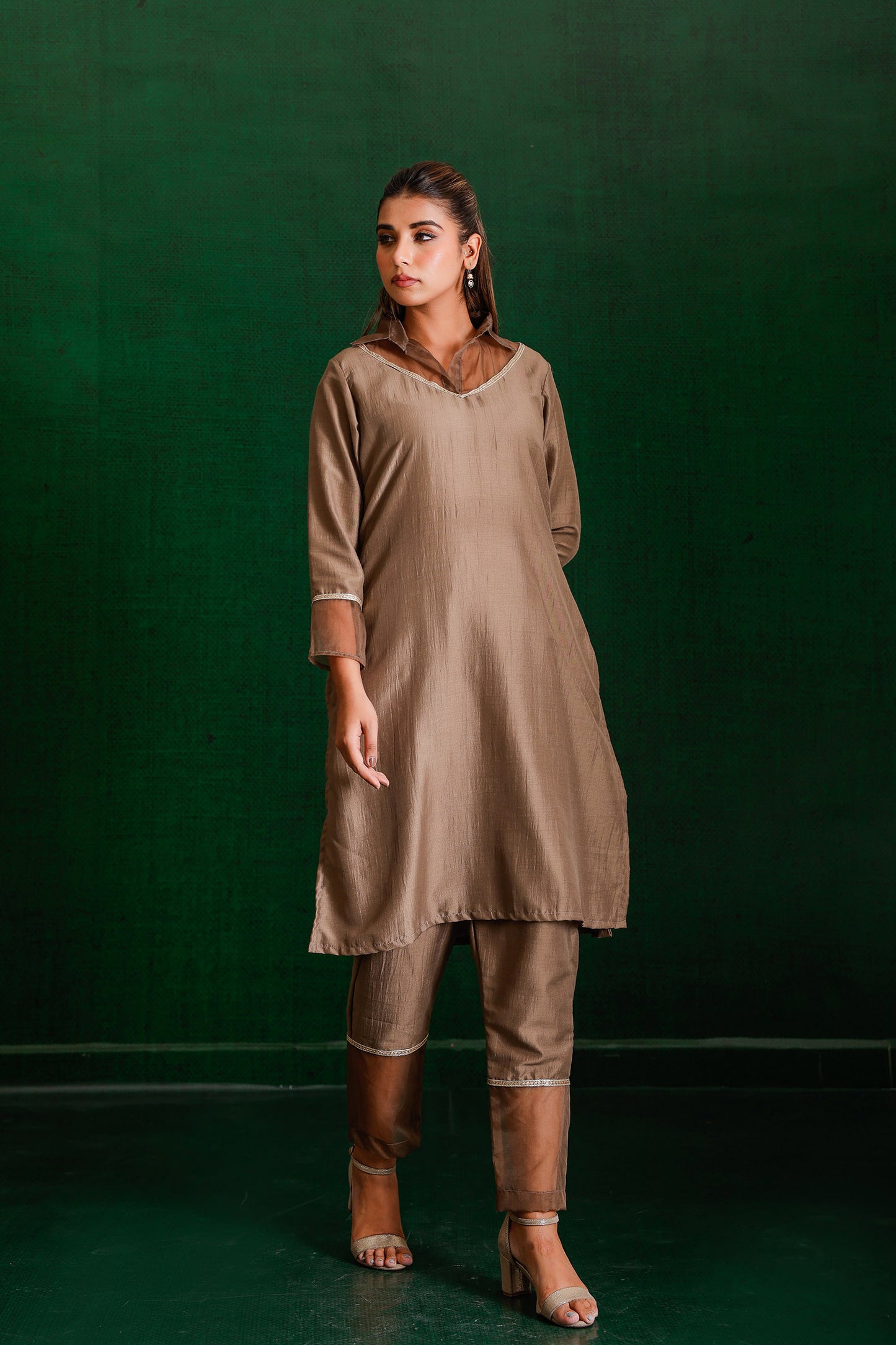 BROWN CO-ORD SET