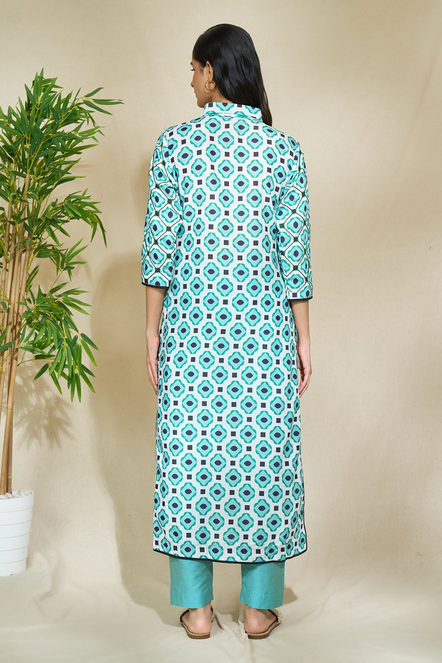 AFRO LONG CAPE SET