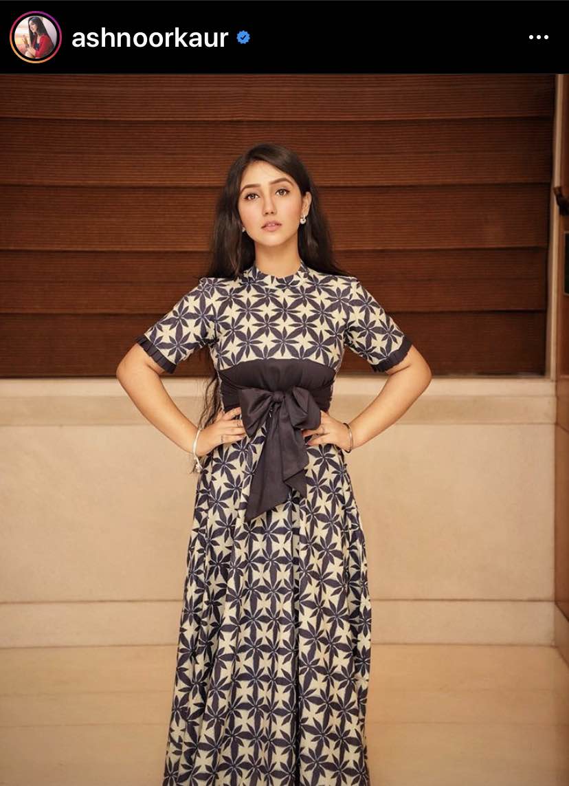 INDIGO TIEUP DRESS