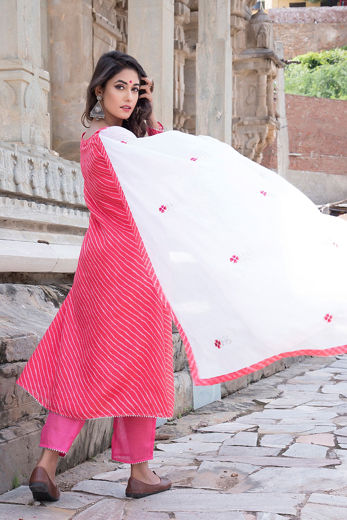CORAL PINK SUIT SET