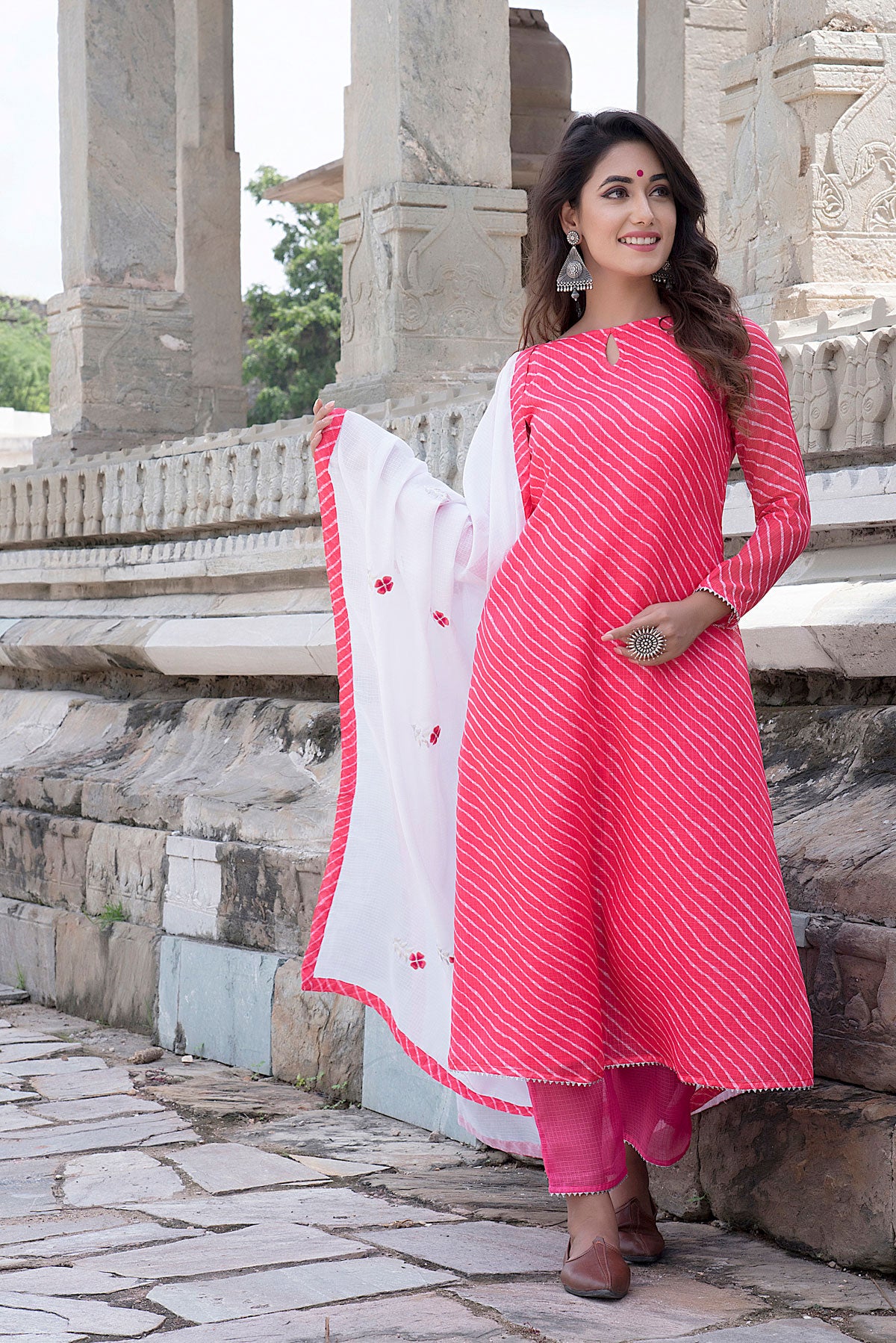 CORAL PINK SUIT SET
