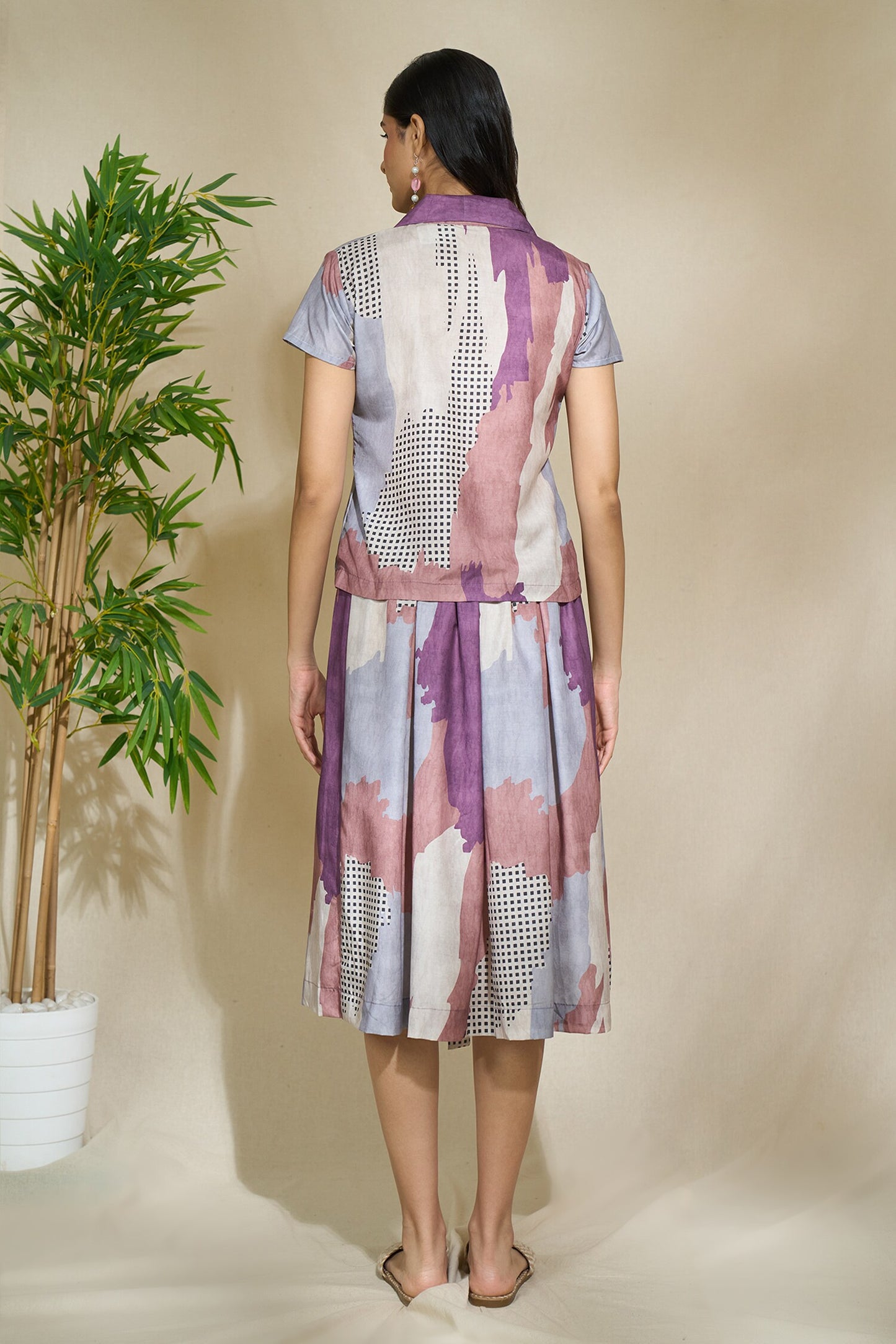 GEOMETRIC SKIRT SET