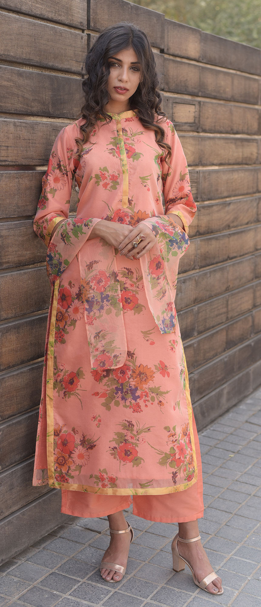 PEACH SUIT SET