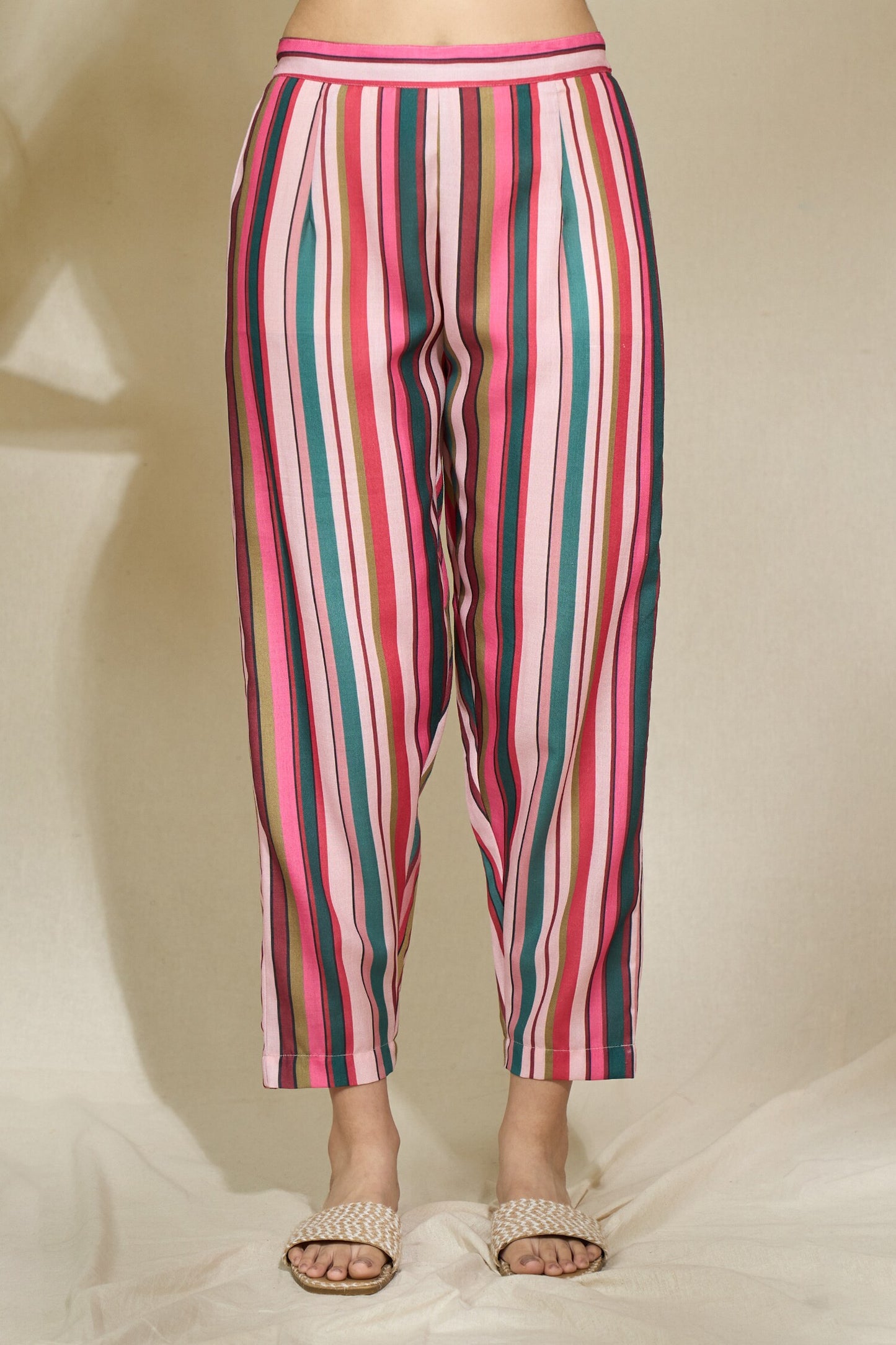 STRIPED BLAZER SET
