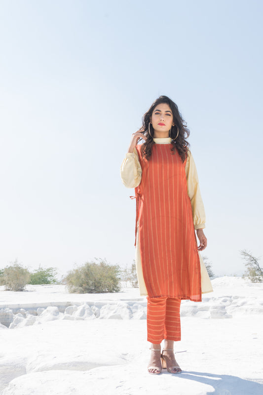 RUSTED STRIPED SET