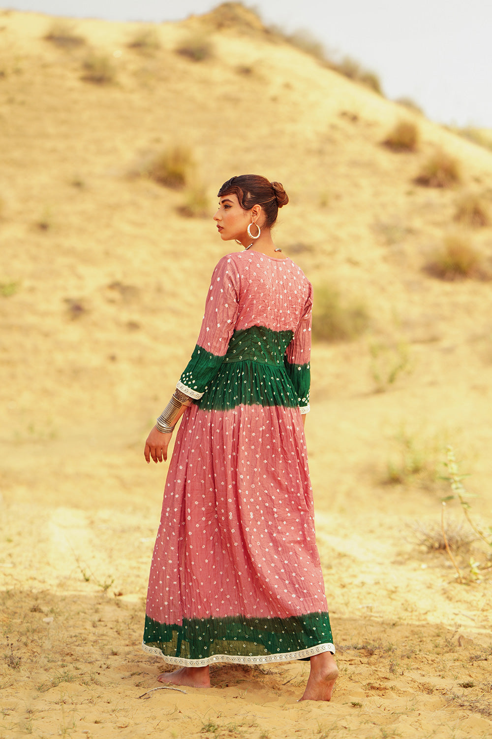 BLUSHED MOSS DRESS