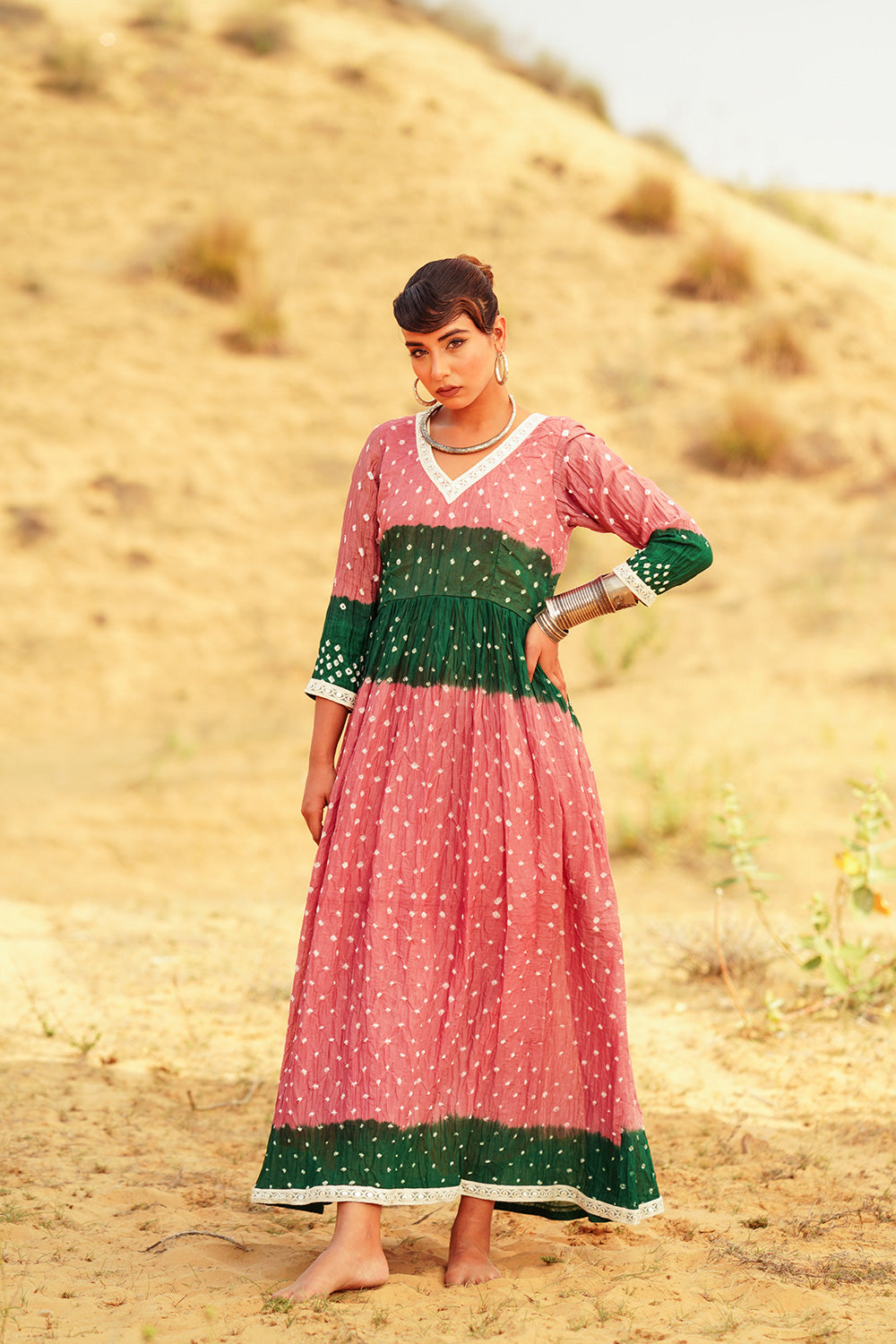 BLUSHED MOSS DRESS