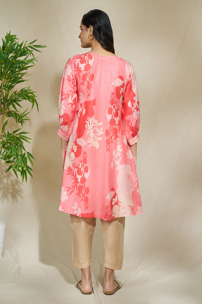 PEACH TUNIC SET