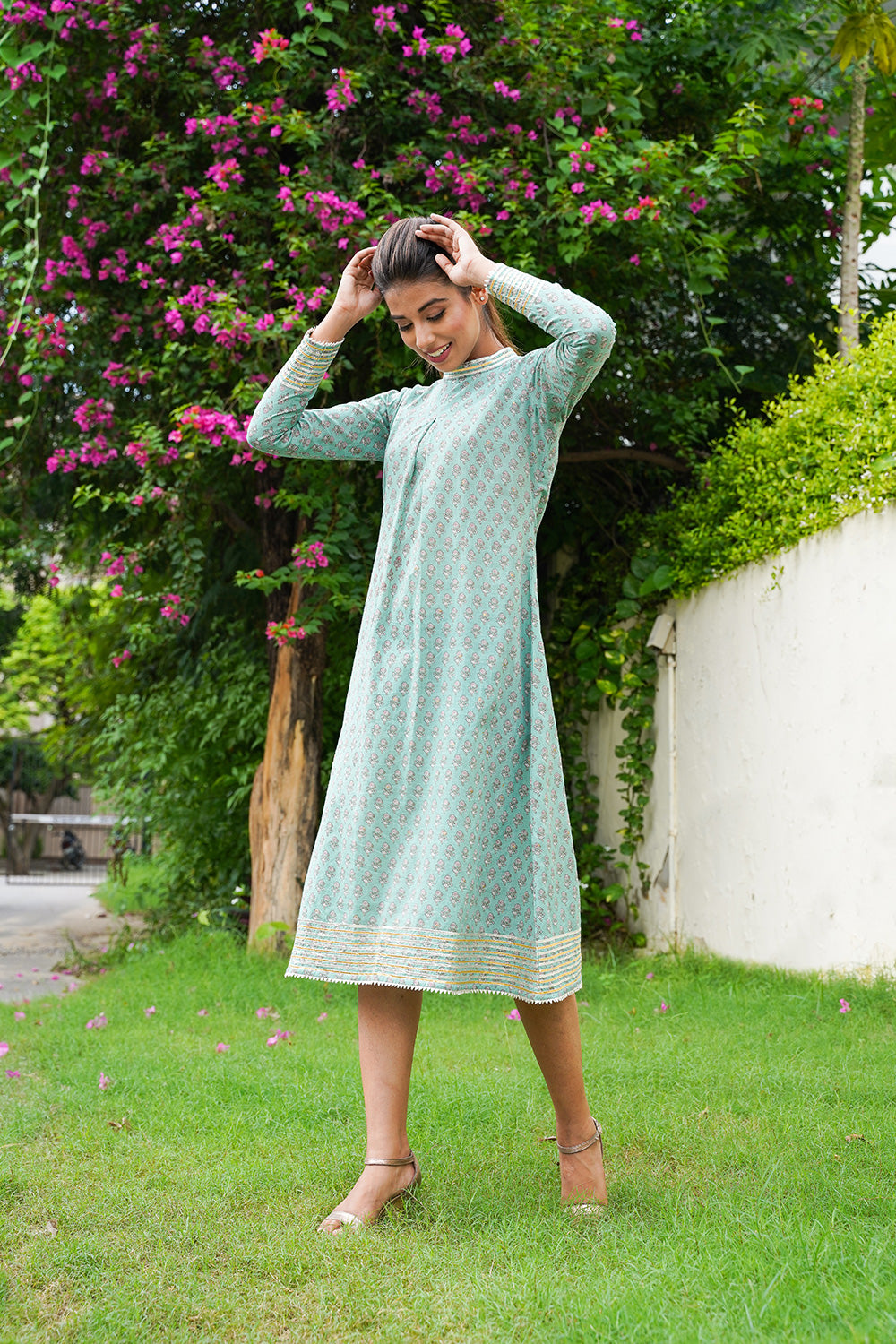 SEAGREEN GOTA DRESS