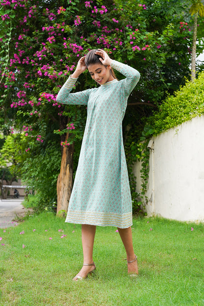 SEAGREEN GOTA DRESS