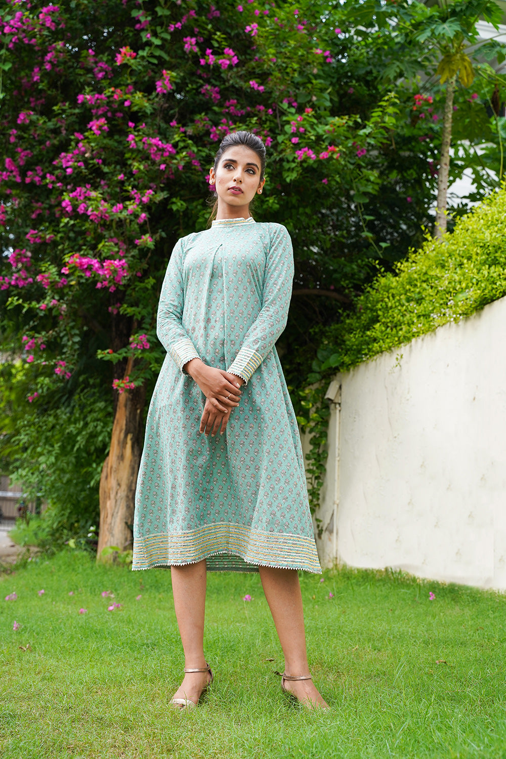 SEAGREEN GOTA DRESS