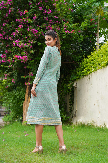 SEAGREEN GOTA DRESS