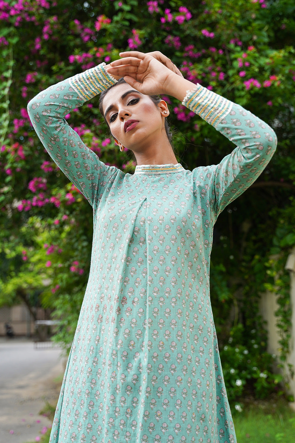 SEAGREEN GOTA DRESS